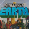 Minecraft Earth Poster Diamond Painting