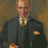 Mustafa Kemal Atatürk Art Diamond Painting