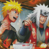 Naruto And Jiraiya Eating Diamond Painting