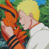 Naruto With Baby Kurama Diamond Painting