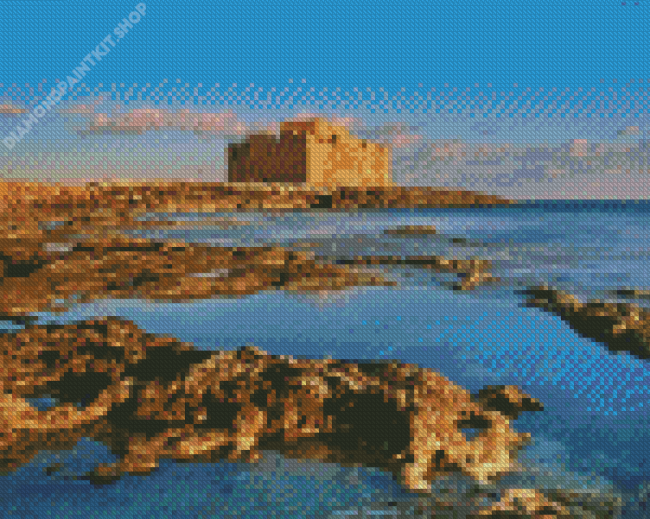 Paphos Castle Diamond Painting