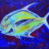 Pompano Fish Art Diamond Painting