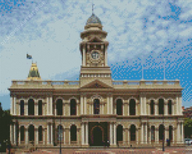 Port Elizabeth City Hall Diamond Painting