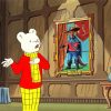 Rupert Bear In Museum Diamond Painting