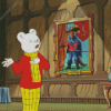 Rupert Bear In Museum Diamond Painting