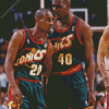 Seattle Supersonics Players Diamond Painting