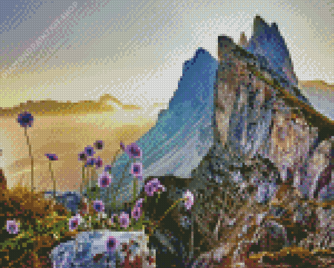 Seceda Mountain Diamond Painting