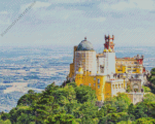 Sintra Mountains Diamond Painting