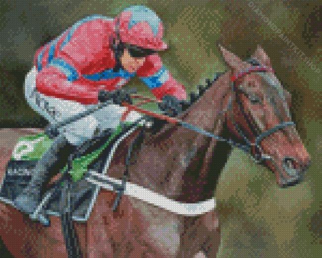 Sprinter Sacre Horse Racing Diamond Painting