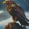 Steampunk Eagle On Mountain Diamond Painting