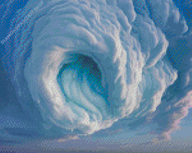 Swirling Clouds Landscape Diamond Painting