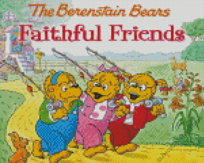 The Berenstain Bears Faithful Friends Diamond Painting