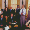 The West Wing Characters Diamond Painting