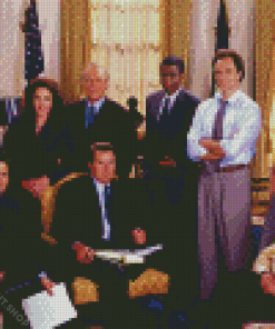 The West Wing Characters Diamond Painting