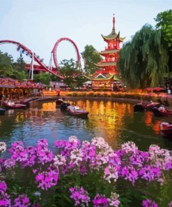 Tivoli Gardens Diamond Painting