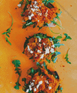 Toast Bread With Smashed Pumpkin Diamond Painting