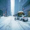 Toronto Snowy Street Diamond Painting