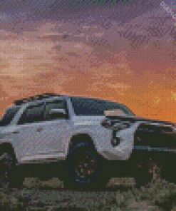 Toyota 4Runner At Sunset Diamond Painting