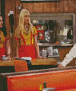 Two Broke Girls Characters Diamond Painting