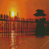 U Bein Bridge Myanmar Diamond Painting