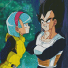 Vegeta And Bulma Diamond Painting