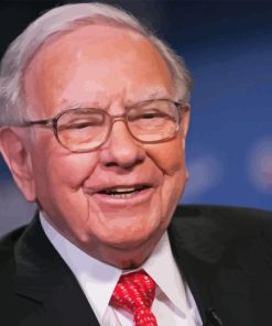 Warren Buffett Smiling Diamond Painting