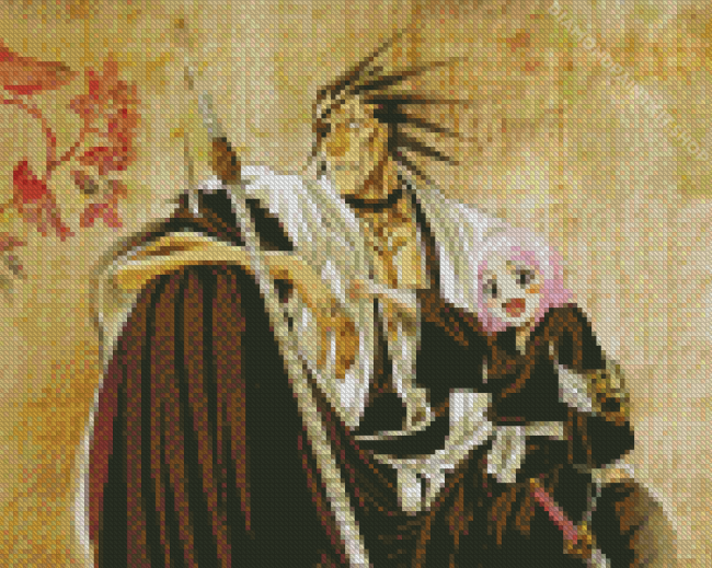 Yachiru And Kenpachi Zaraki Diamond Painting