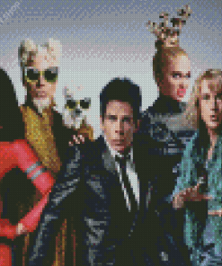 Zoolander Movie Characters Diamond Painting