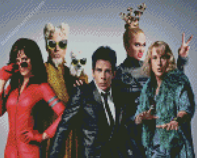 Zoolander Movie Characters Diamond Painting