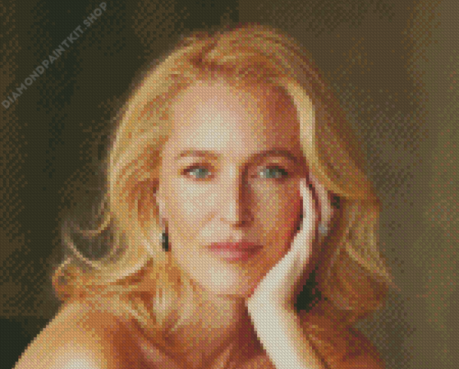 Actress Gillian Anderson Diamond Painting