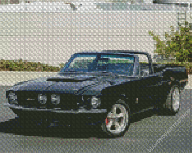 1967 Ford Mustang Convertible Diamond Painting