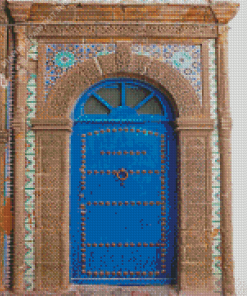 Blue Moroccan Door Diamond Painting