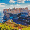 Bonifacio Town In Corsica Island Diamond Painting