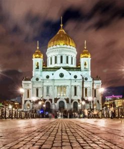 Cathedral Of Christ The Saviour Moscow Diamond Painting