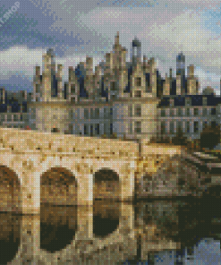 French Castle Bridge Diamond Painting