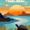 Galapagos Island Poster Diamond Painting