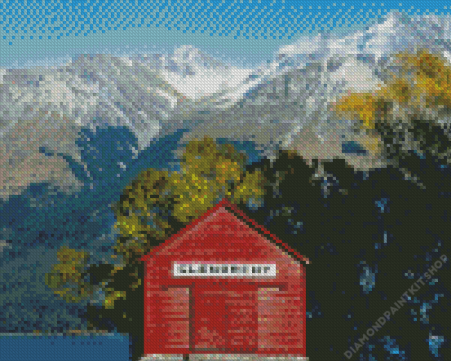 Glenorchy Wharf Shed Diamond Painting