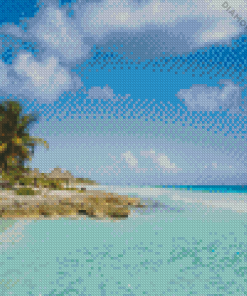 Mexico Riviera Maya Beach Diamond Painting