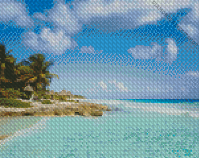 Mexico Riviera Maya Beach Diamond Painting