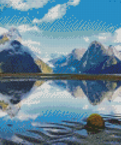 Milford Sound In New zealand Diamond Painting