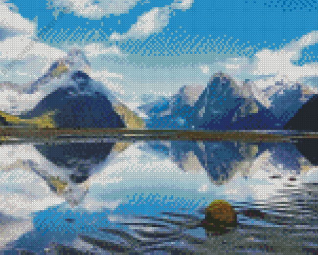 Milford Sound In New zealand Diamond Painting