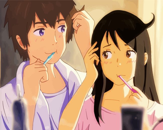 Mitsuha And Taki Diamond Painting