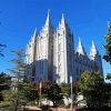 Mormon Temple In Utah Diamond Painting