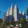 Mormon Temple In Utah Diamond Painting