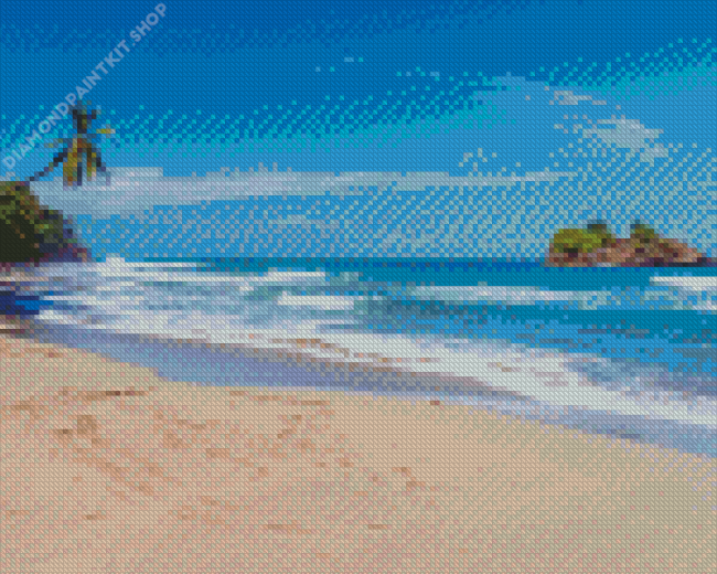 Playa Cocles Costa Rica Diamond Painting