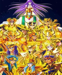Saint Seiya Knights Of The Zodiac Diamond Painting