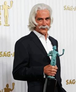 Sam Elliott Diamond Painting