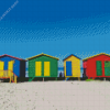 South Africa St James Beach Huts Diamond Painting