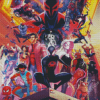 Spider Man: Across the Spider Verse Diamond Painting