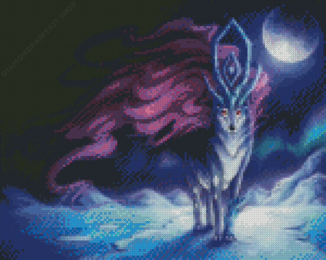Spirit Wolf Diamond Painting